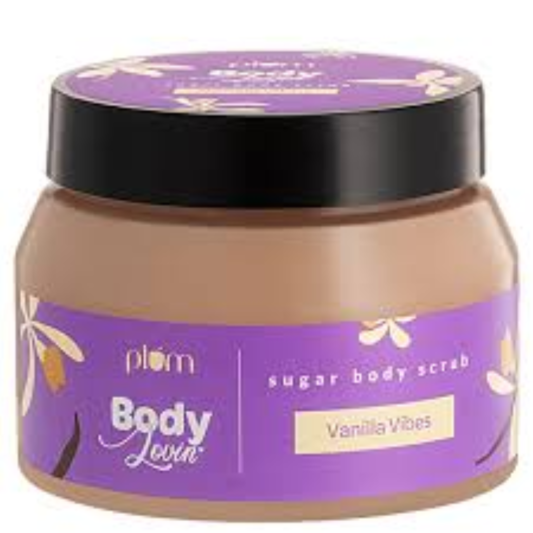 PLUM BODYLOVIN VANILLA VIBES SUGAR B/SCRUB 200G